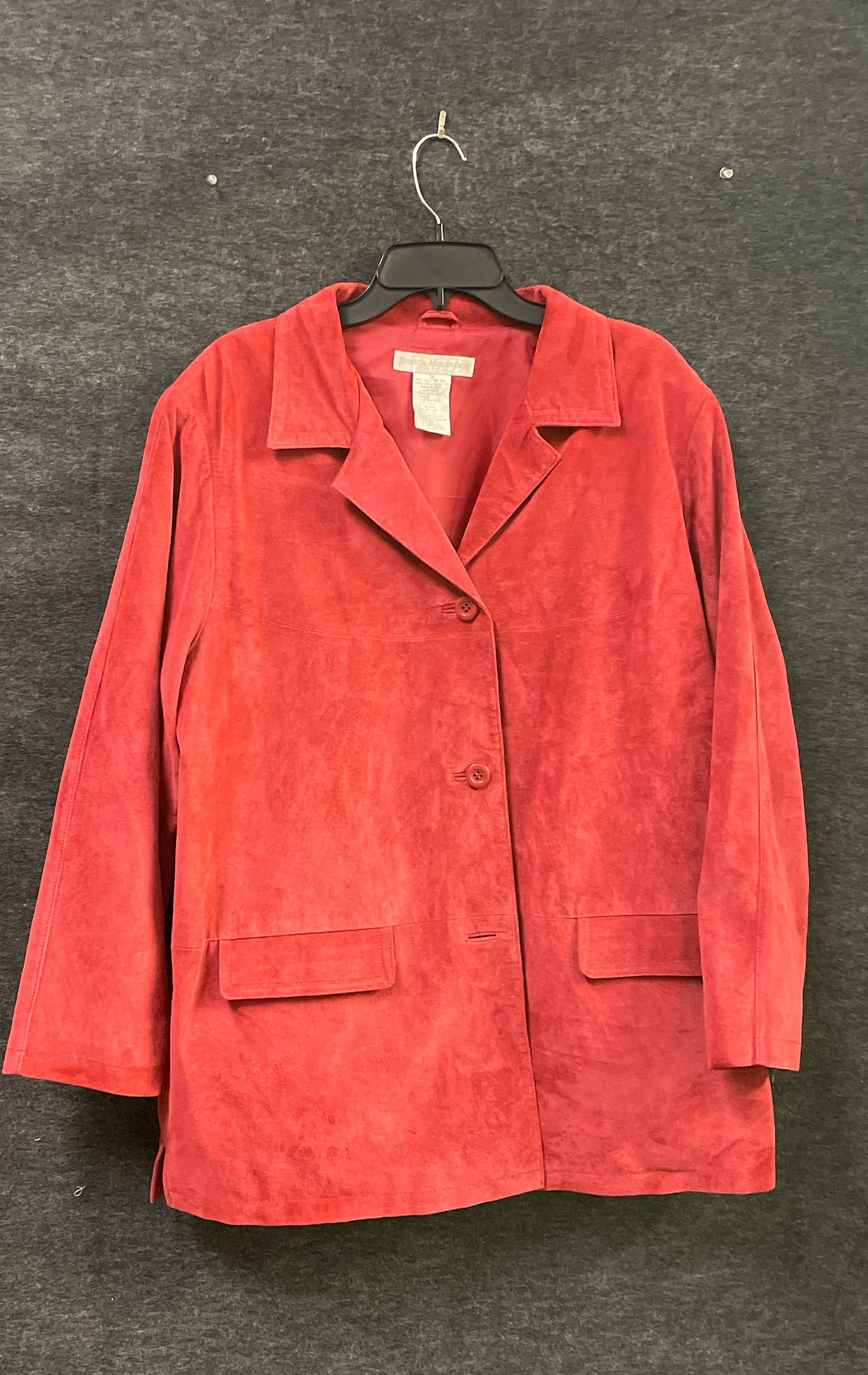 Vintage 90s Jessica Holbrook Suede Leather Jacket & Shirt Jacket Lot Sz 1X