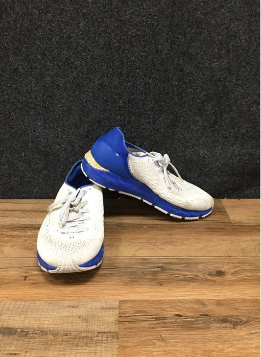 Under Armour HOVR Guardian 2 Running Shoes White Blue Women's Size 8