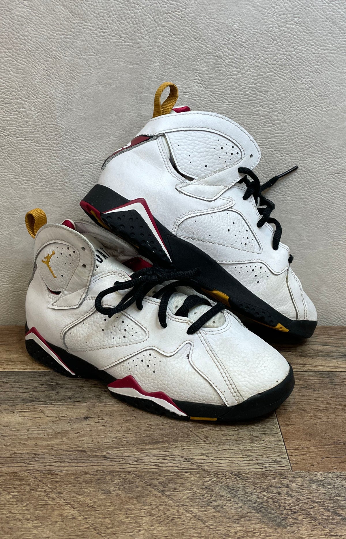 Nike Air Jordan 7 Retro Cardinal White Red Bronze Kids Size 2.5Y