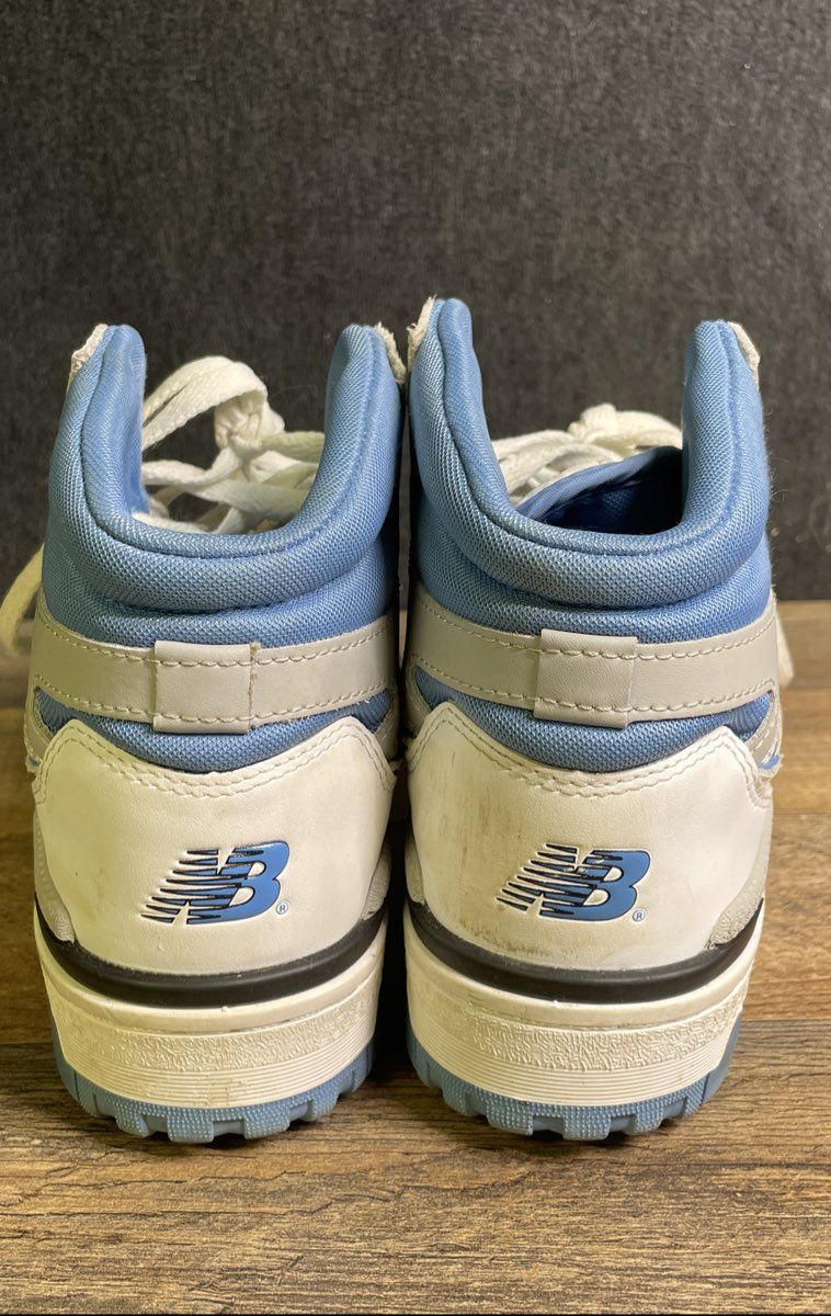 New Balance 650R White Heritage Blue High Top Sneakers Men's Size 8.5