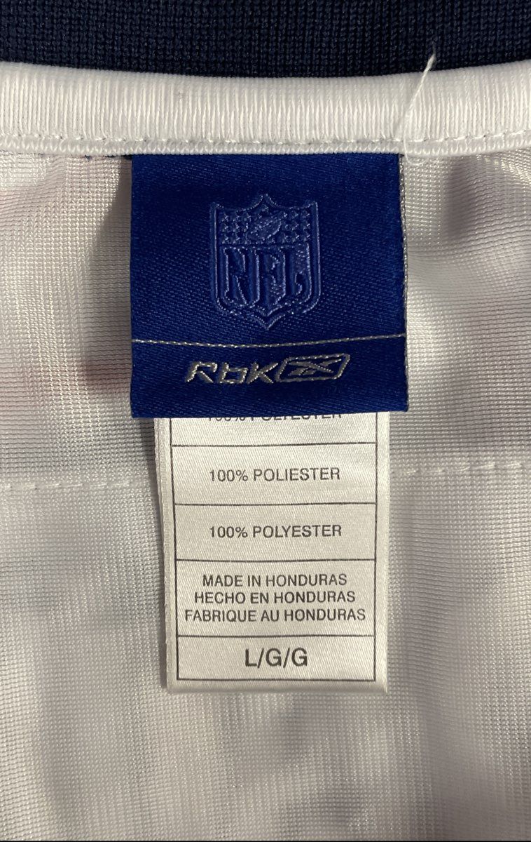 Vintage Reebok Men's Tom Brady New England Patriots NFL Jersey White #12 Sz L