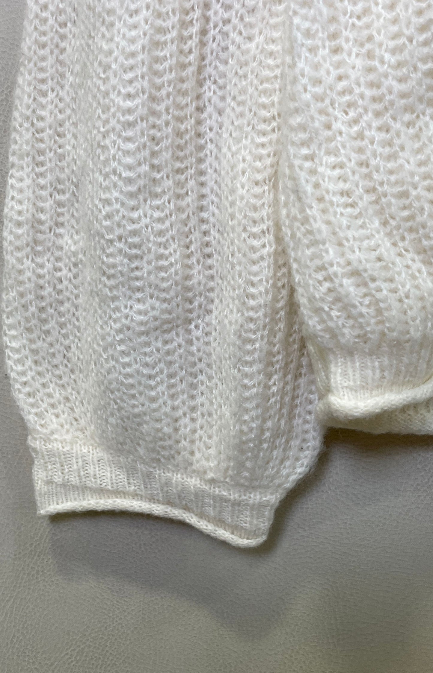 Michael Kors Women's Bone White Textured Knit Turtleneck Sweater Sz M NWT