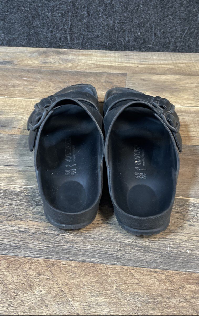 Birkenstock Arizona EVA Black Two-Strap Sandals Size 40 US Women 9 Men 7