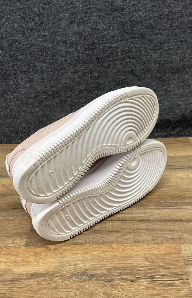 Nike Court Vision Alta Soft Pink White Platform Sneakers Women's Size 10
