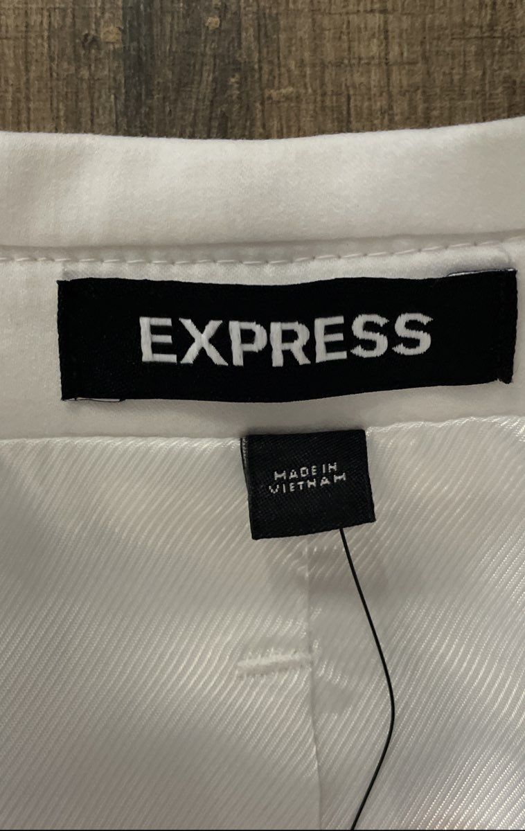Express Men's White Slim Fit Stretch+ Suit Jacket Blazer Sz 44R NWT
