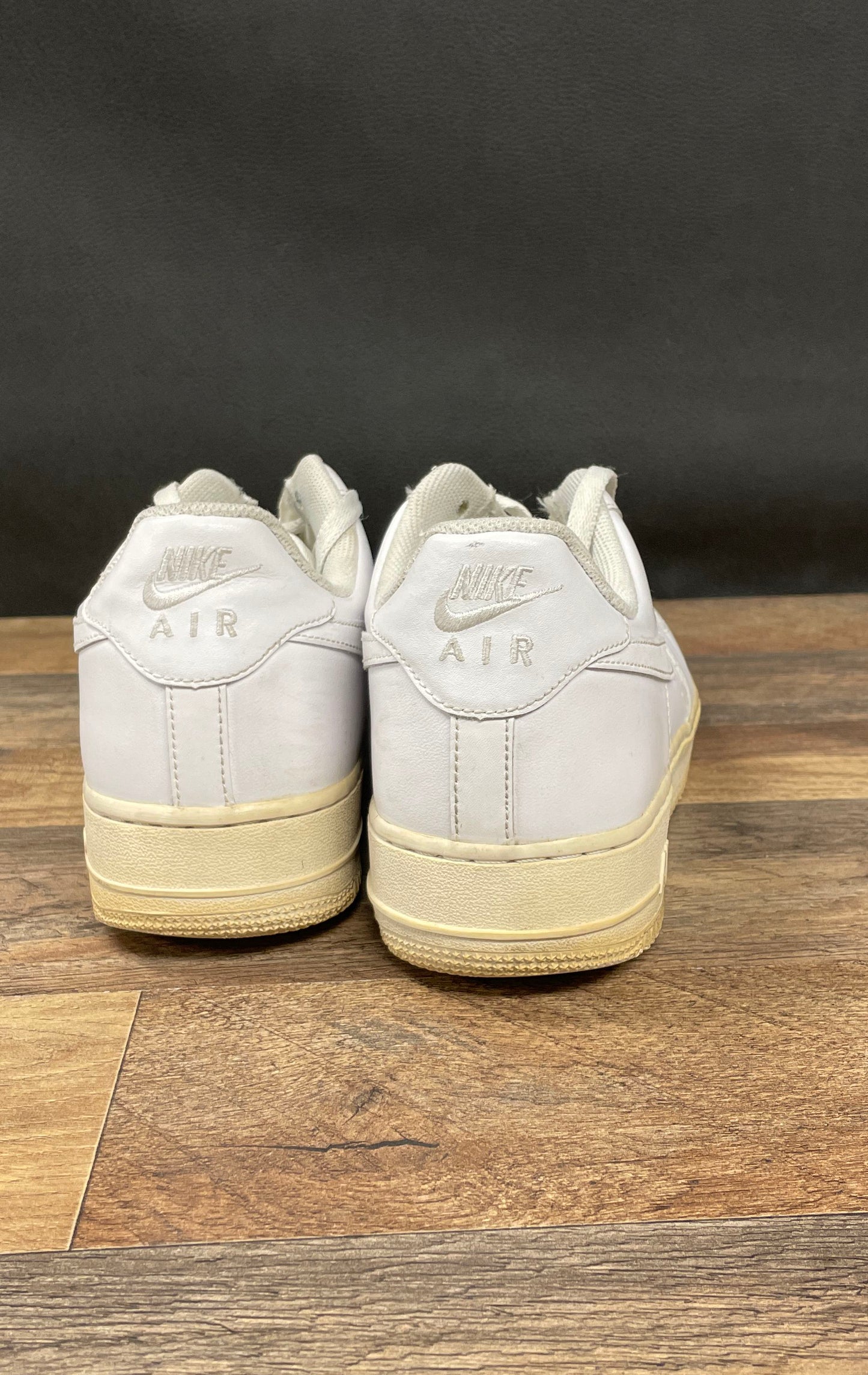 Nike Air Force 1 '07 Low White Sneakers 315122-111 Men's Size 10.5