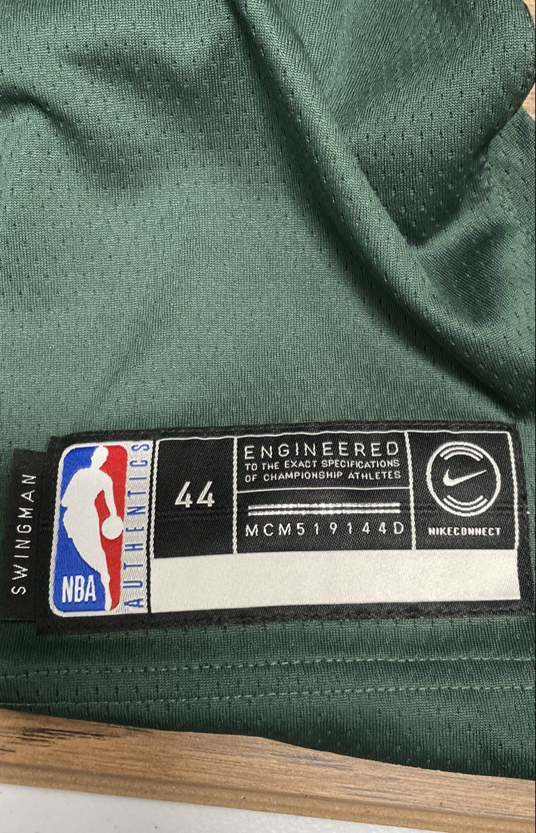 Nike Utah Jazz Donovan Mitchell #45 Earned Edition Green NBA Jersey Sz 44 M