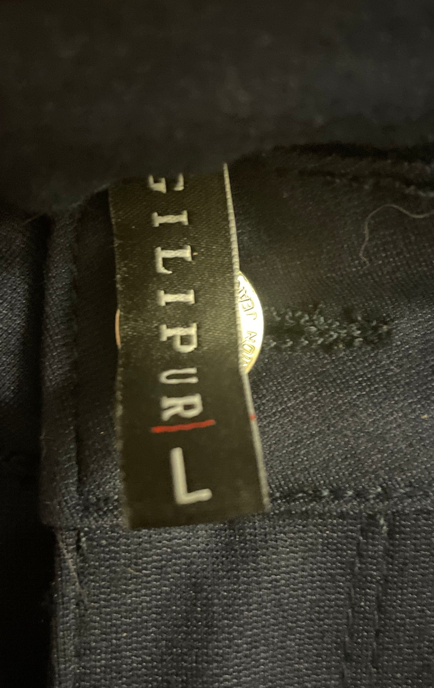 Gilipuur Women's Navy Blue High Rise Tapered Leg Pants NWT Sz L