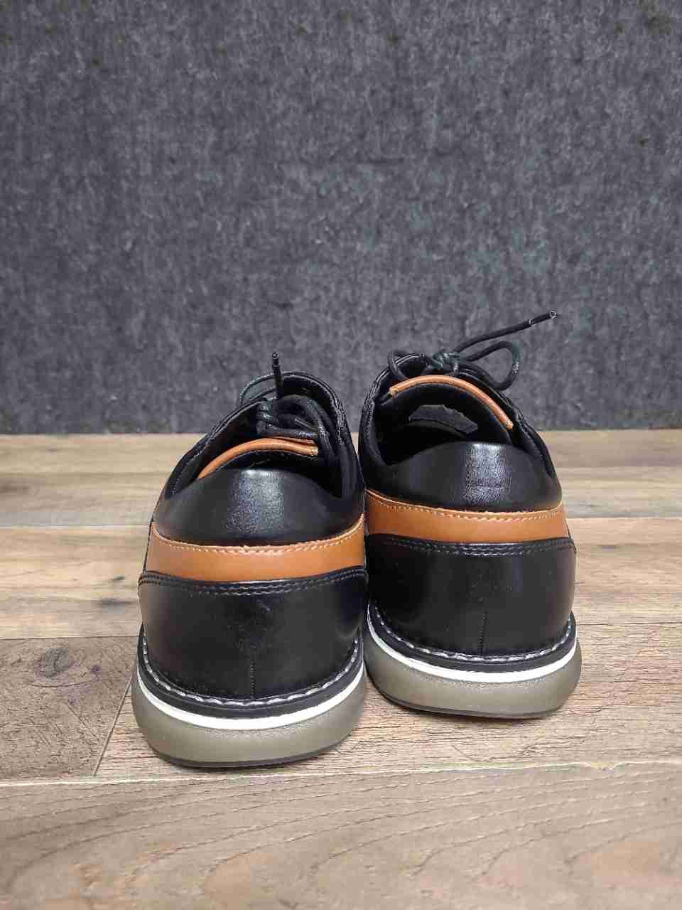 Bruno Marc Men's SBOK2336M Black Tan Casual Oxford Dress Shoes Size 8