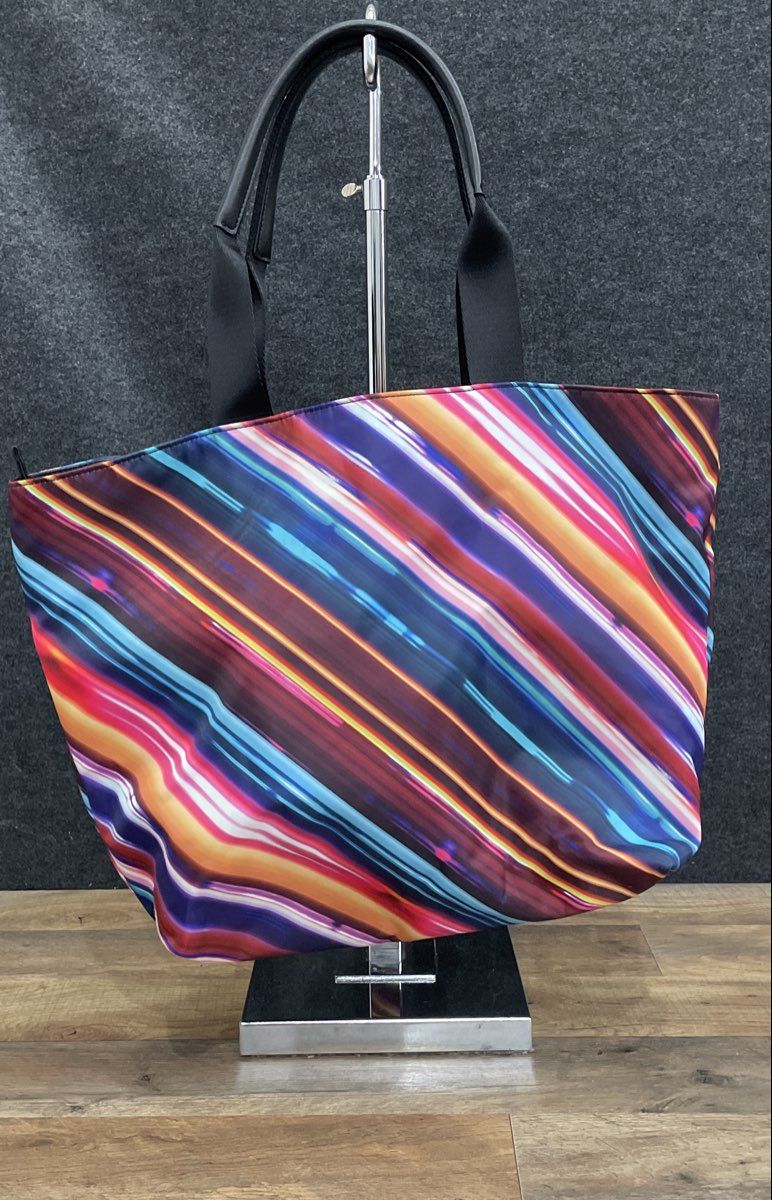 Karl Lagerfeld Multicolor K/Karl Patch Large Tote Bag Black Handles