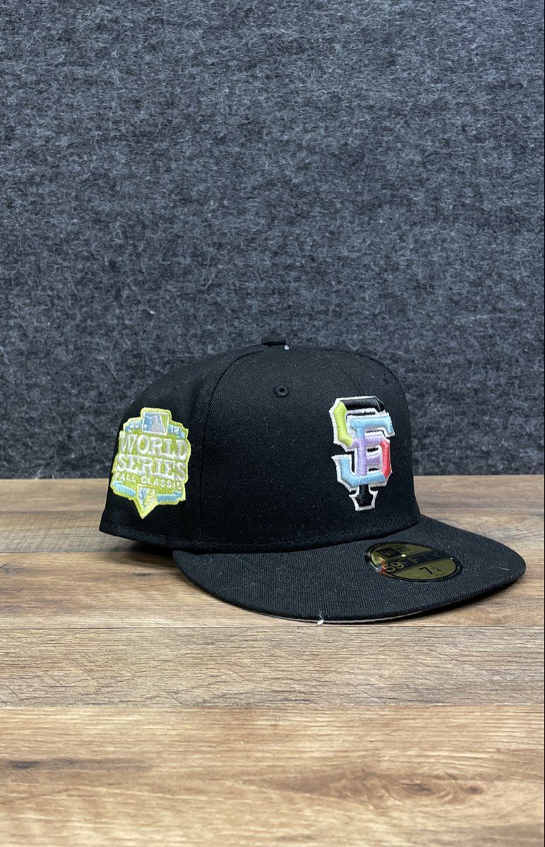 New Era San Francisco Giants 2012 World Series 59FIFTY Fitted Hat Black Sz 7 1/4