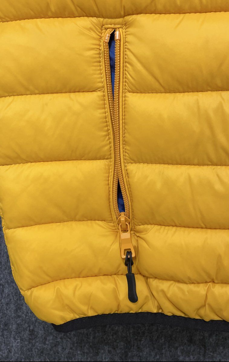 U.S. Grand Polo Equipment & Apparel Men's Yellow Packable Puffer Vest Sz L