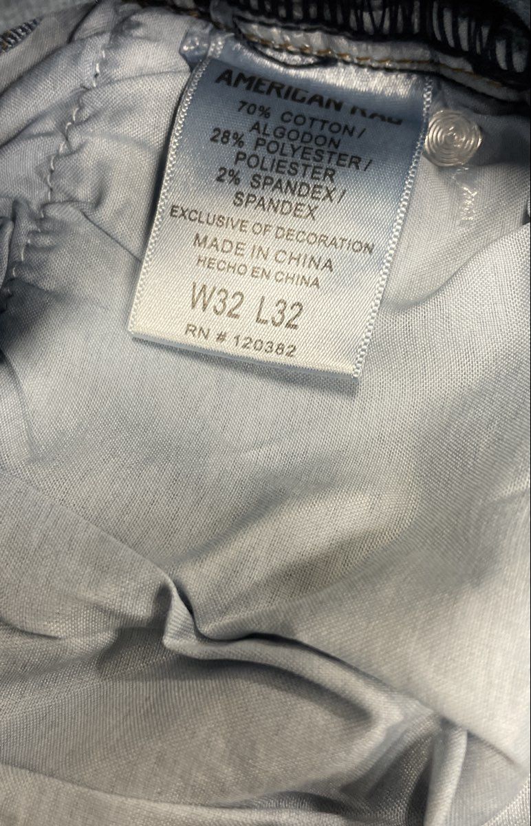 American Rag Men's Vernon Slim Fit Comfort Stretch Jeans Blue 32x32 NWT