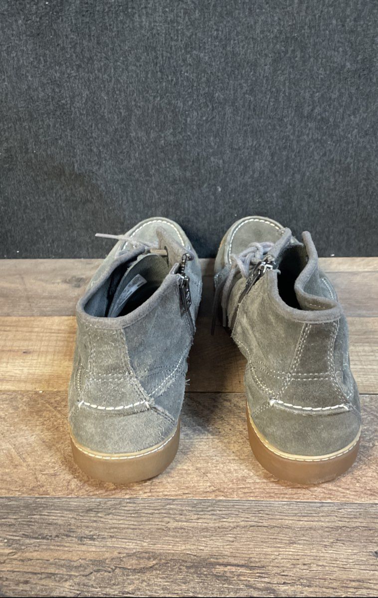 Timberland Earthkeepers Kempton Moc Toe Chukka Zip Gray Suede Boots Size 11