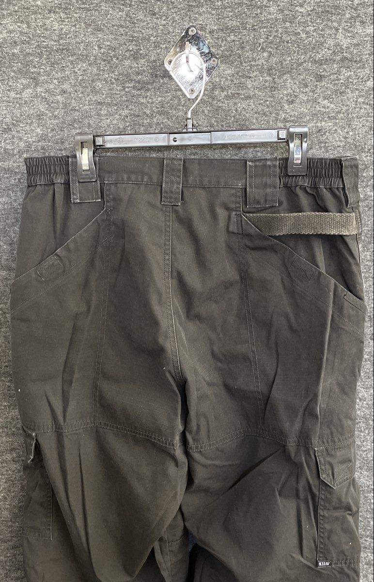 5.11 Tactical Men's Black Ripstop Cargo Pants Utility Strap Size 36x32