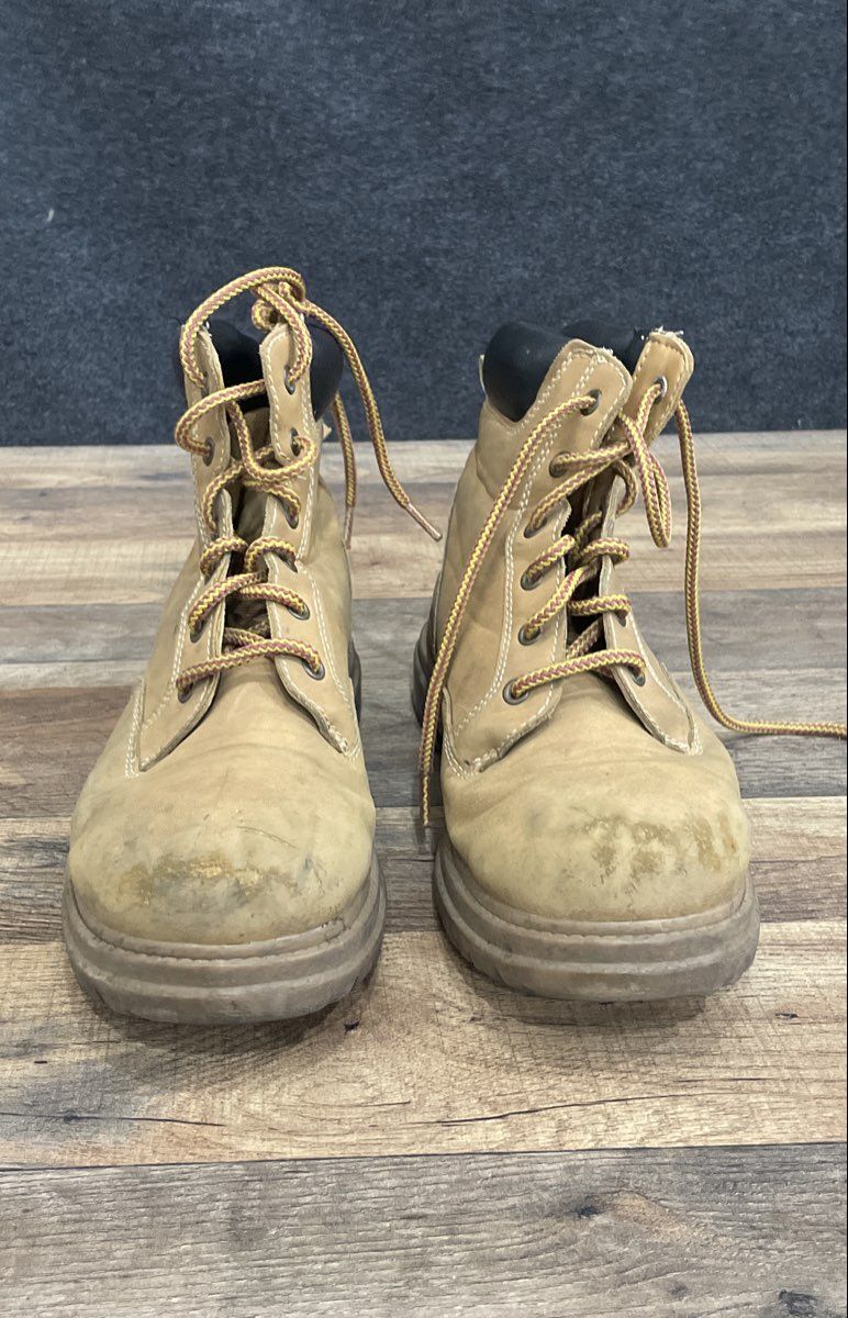 Ozark Trail Men's Brown Synthetic Lace Up Work Hiking Boots Size 7