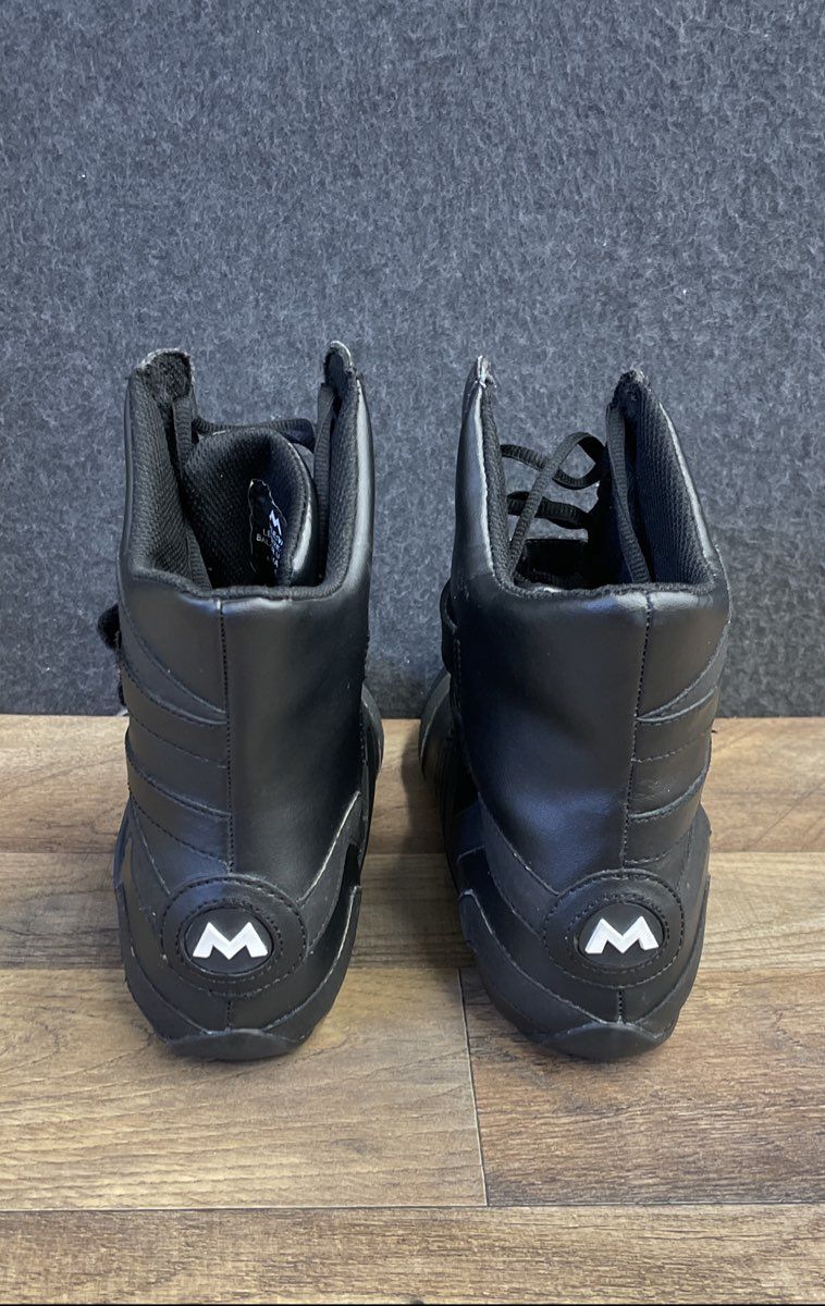 Mademoiselle Vail Black Leather Driving Mid Top Boots Womens Size 8