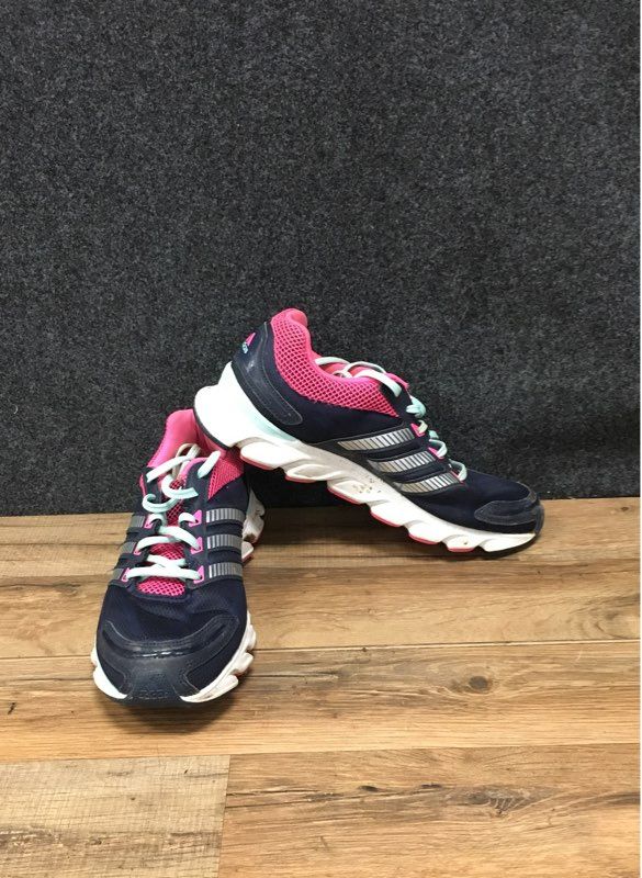 Adidas Powerblaze CC Ride Navy Pink Running Shoes Womens Size 8.5