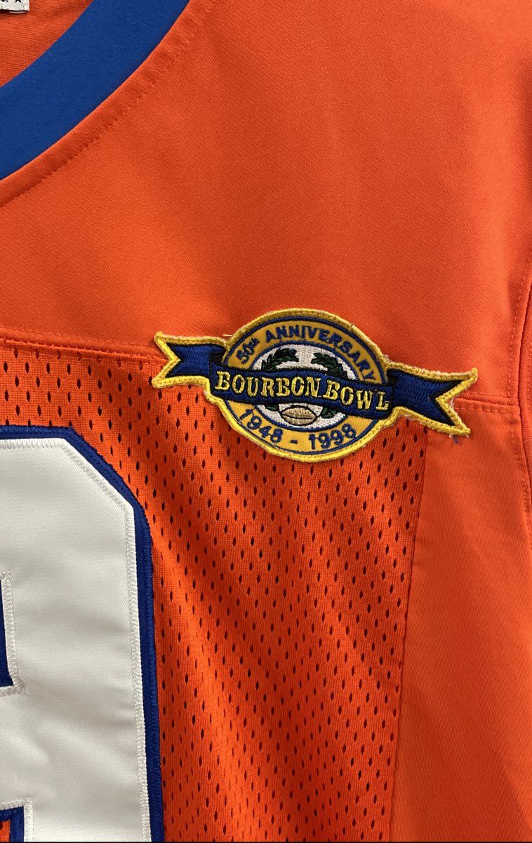 Headgear Classics Men's Bobby Boucher The Waterboy Bourbon Bowl Jersey Sz S