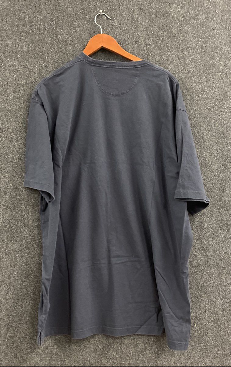 Duluth Trading Co Men's Navy Relaxed Fit Longtail T Pocket T-Shirt Sz 2XL