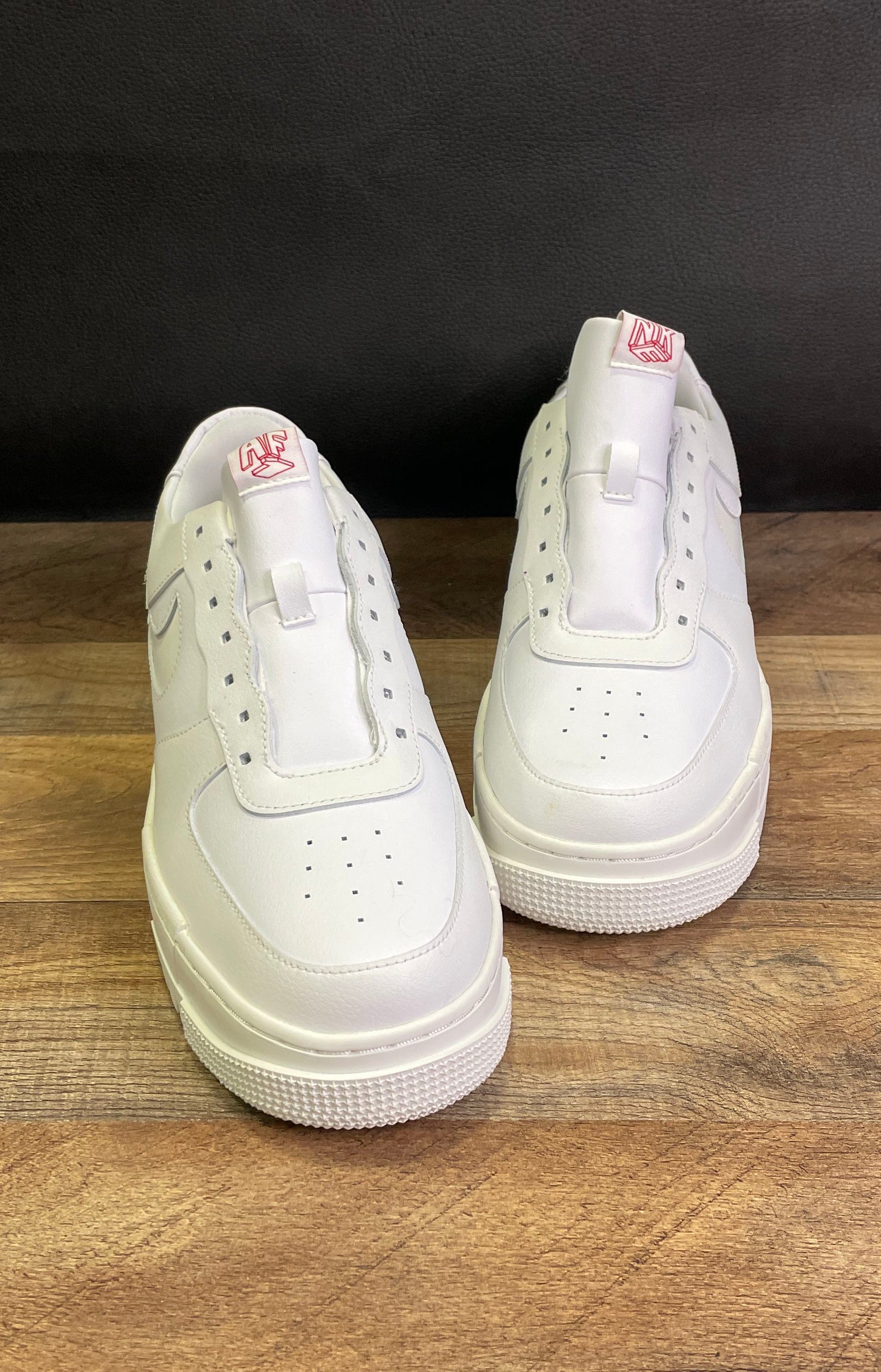 Nike Air Force 1 Pixel Triple White Women's Sneakers CK6649-105 Size 11.5