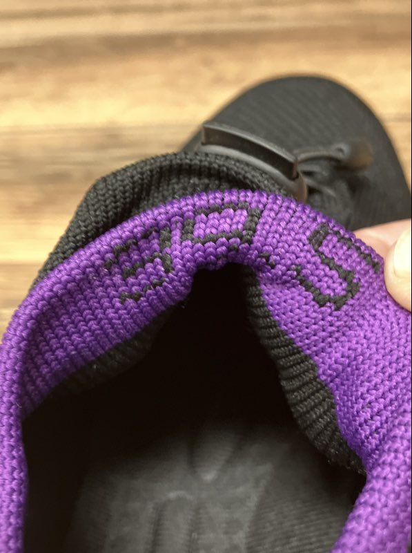 Comfort Wear Ortho Stretch Cushion Black Purple Sneakers Women's Size 8 EU 39