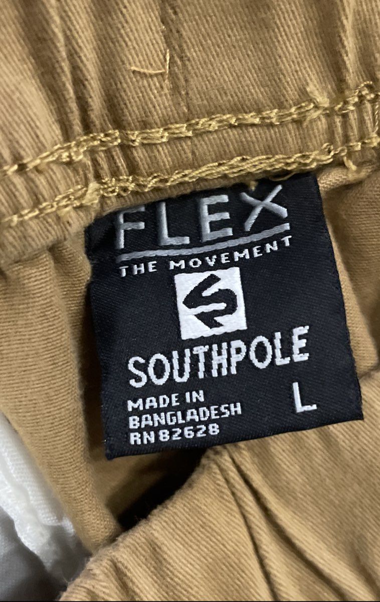 Southpole Men's Khaki Flex Jogger Pants Stretch Cotton Blend Sz L NWT