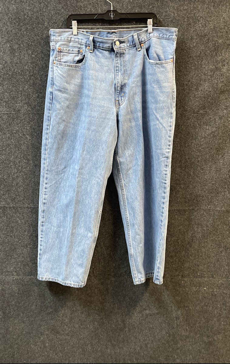 Levi's Men's 578 Baggy Light Wash Blue Denim Jeans Sz 38x32