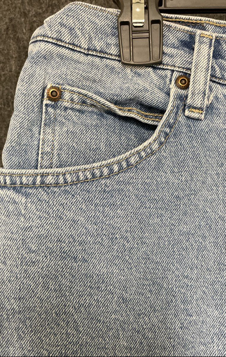 Wrangler Authentics Men's Light Wash Straight Leg Denim Jeans Sz 34x28