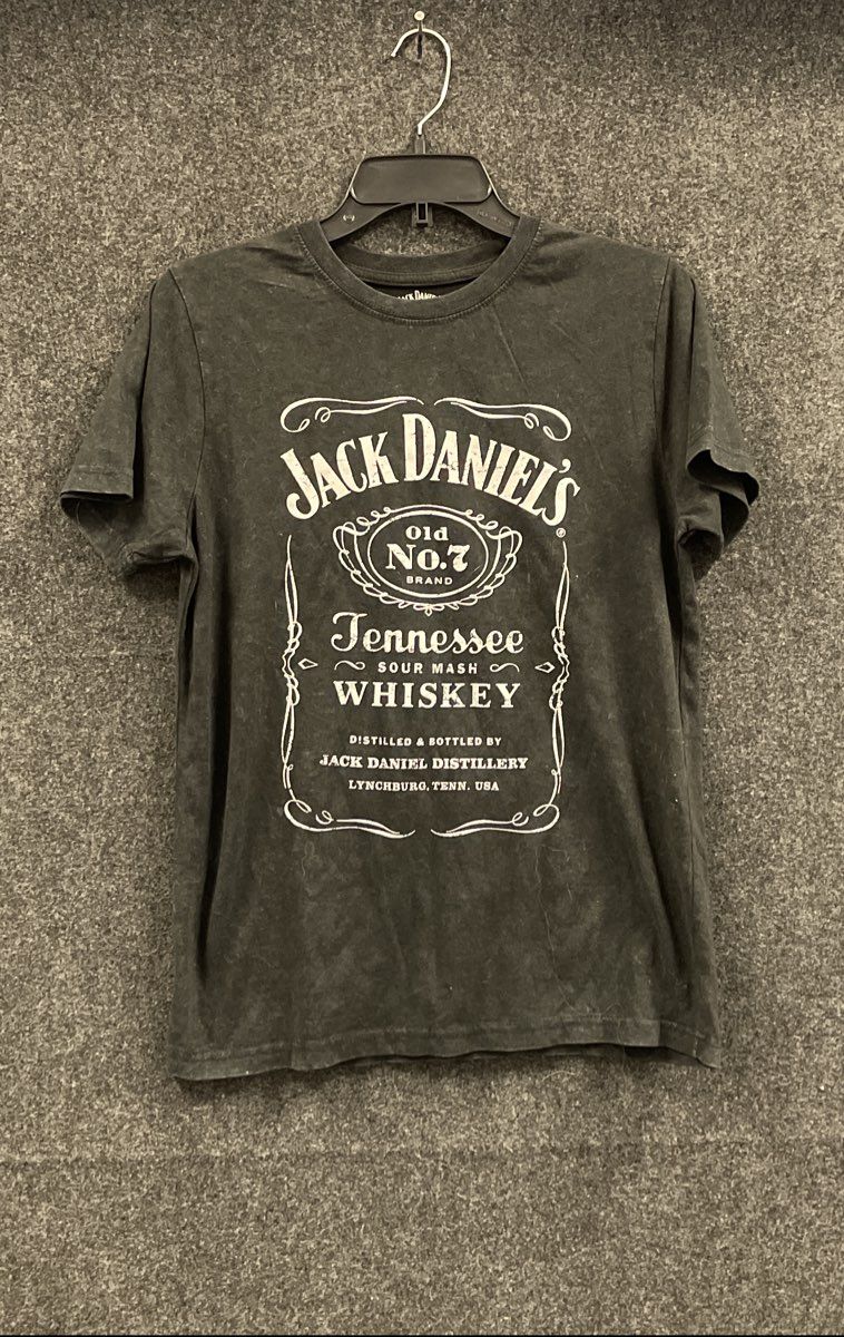Jack Daniel's Old No. 7 Whiskey Label T-Shirt Reprint Bowe Industries Sz M