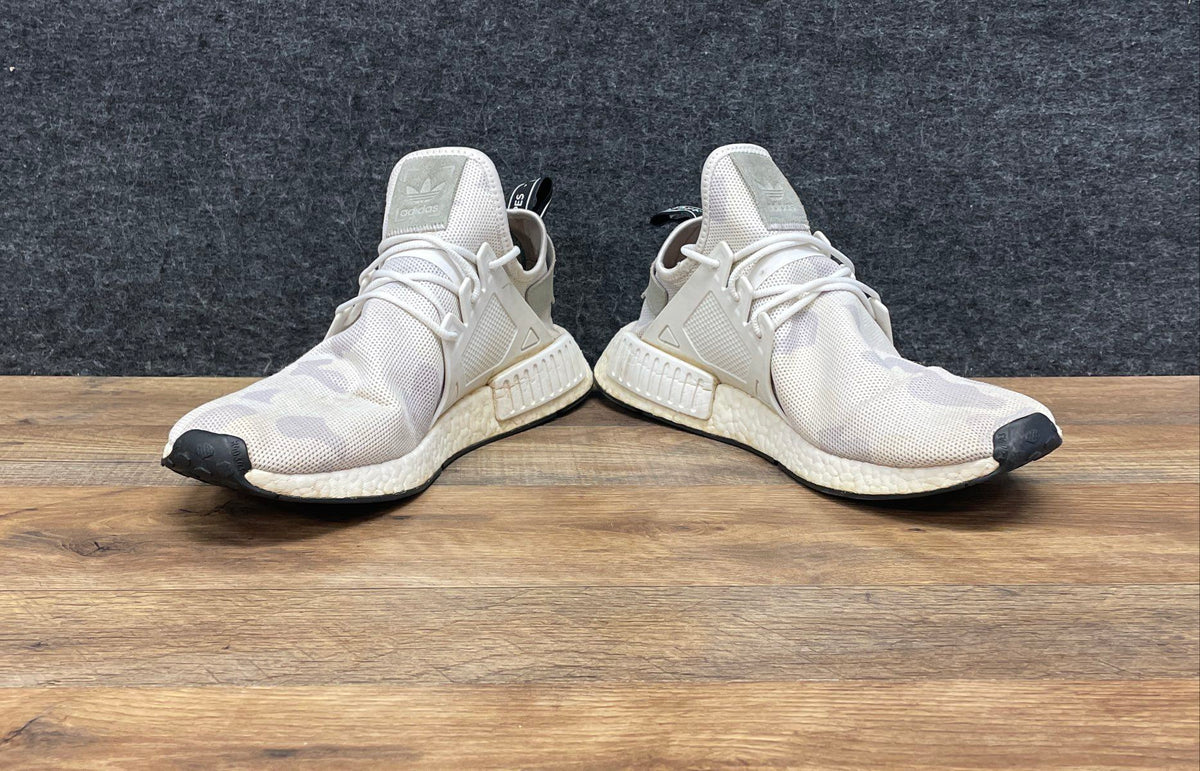 Adidas NMD XR1 Duck Camo White Grey Sneakers Size 12