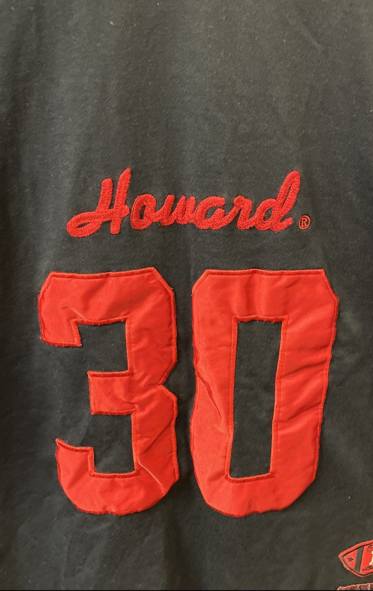 Colosseum Men's Howard University Football Jersey Navy Red Vintage 90s Sz XXL