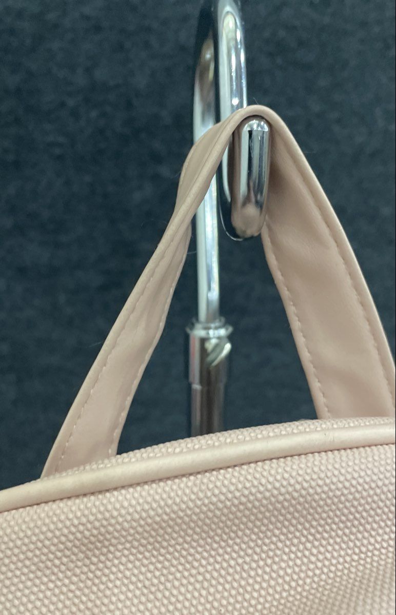 Jolene Couture Pink Vinyl Fashion Backpack Bee Faux Pearl Gold Hardware