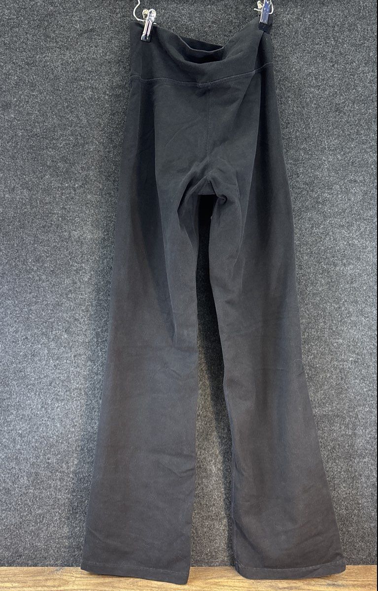 Patagonia Women's Serenity Black Organic Cotton Stretch Flare Yoga Pants Sz XS