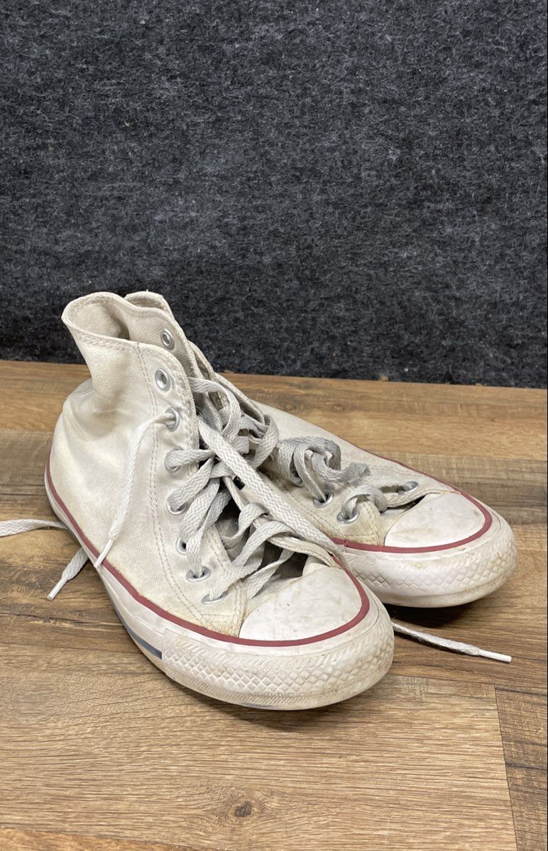 Converse Chuck Taylor All Star High Top White Canvas Sneakers Men's 4 Women's 6