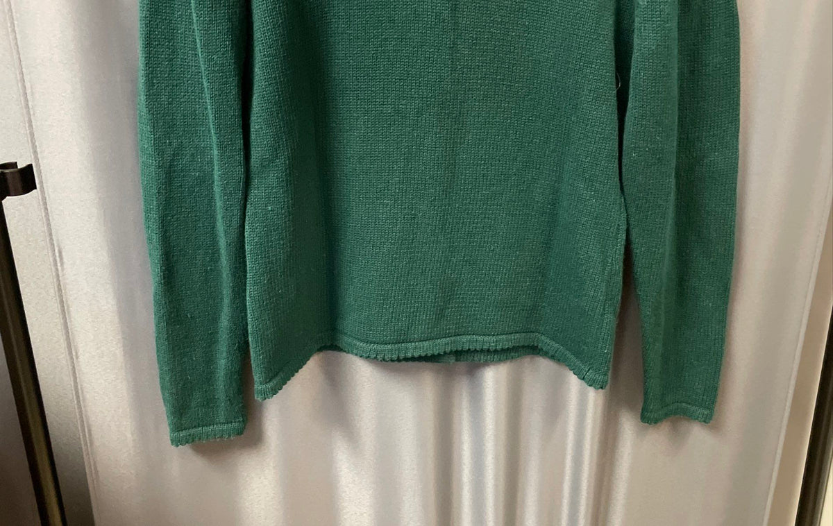 Vintage 90s The Limited Women's Green Embroidered Beaded Holiday Cardigan Sz M/L