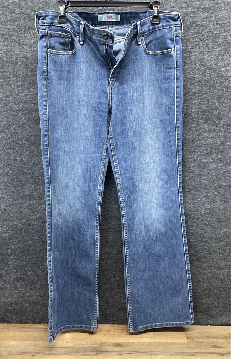 Levi's Women's 523 Lift & Lengthen Bootcut Blue Jeans Size 14 M
