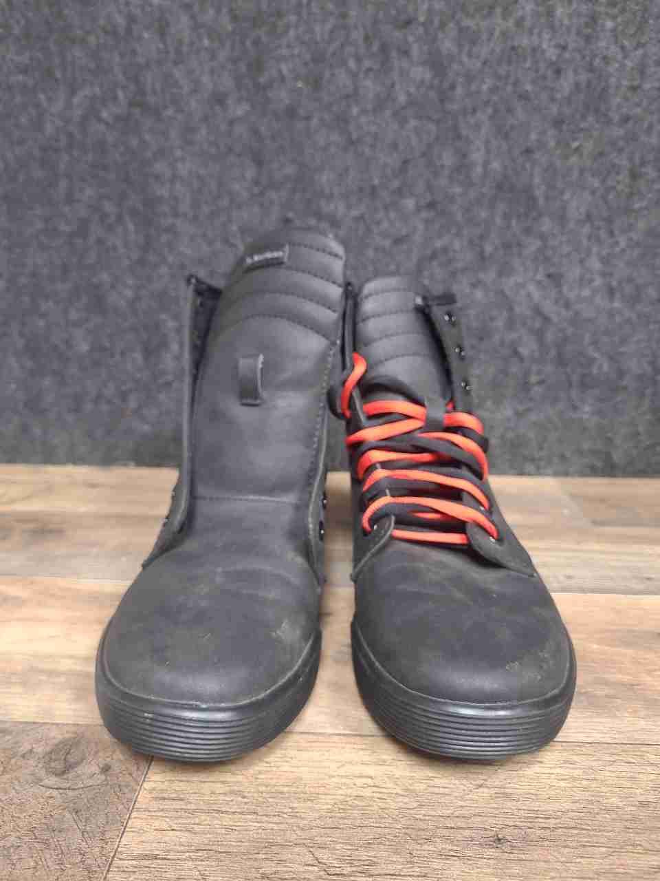 Dr. Martens Sheridan Black Canvas High Top Boots Women's Size 8