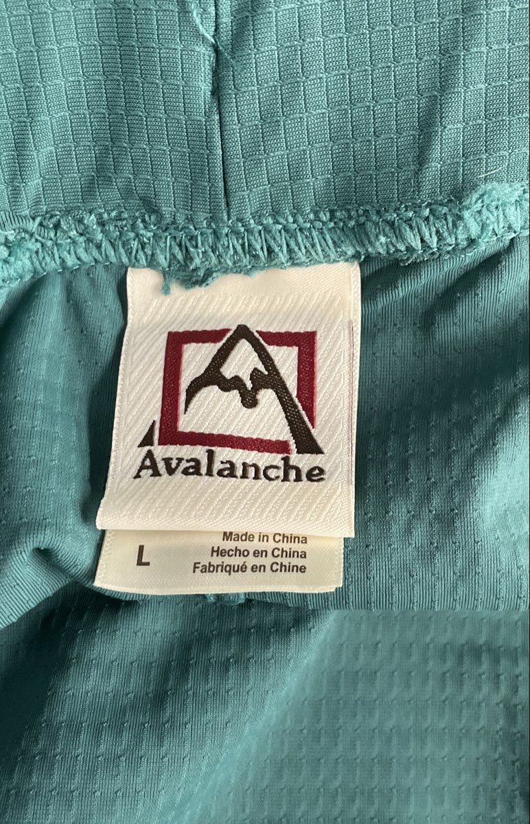Avalanche Men's Teal Lifestyle Shorts 2-Way Stretch Relaxed Fit NWT Size L