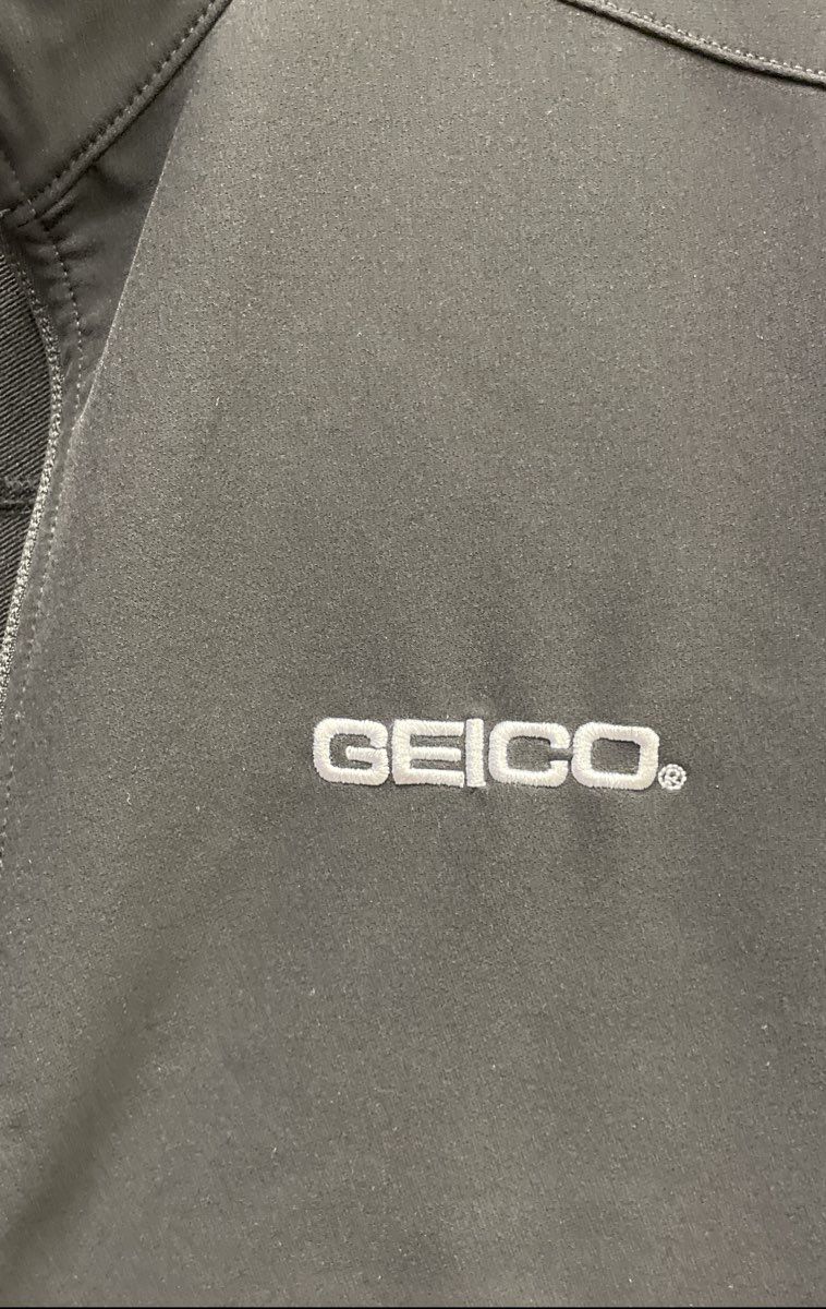 The North Face Men's WindWall Softshell Jacket Black GEICO Corporate Sz L