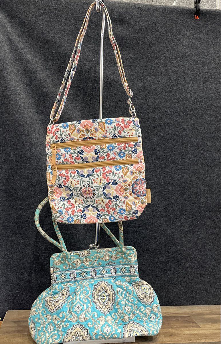 Vera Bradley Quilted Fabric Handbag Crossbody Backpack Lot of 3