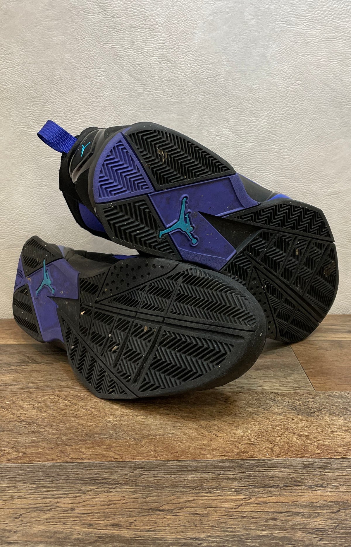 Nike Air Jordan True Flight Black Electric Purple Sneakers Men's Size 13