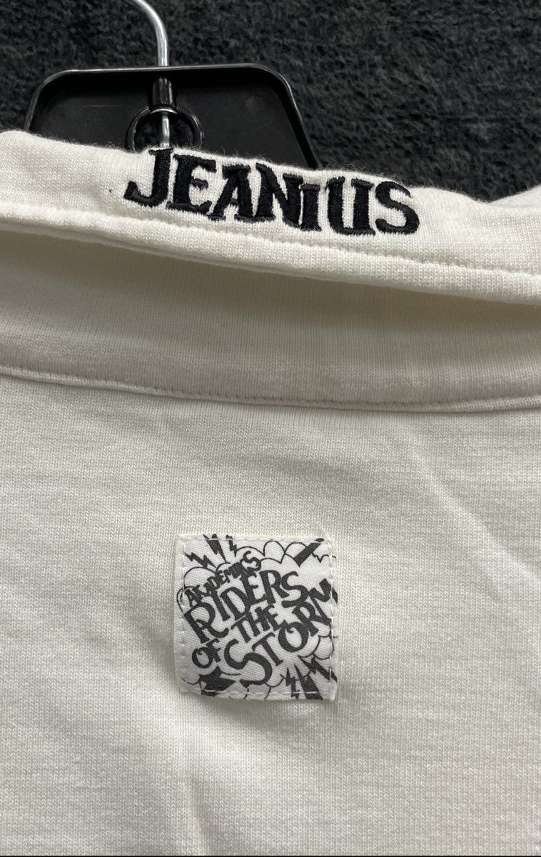 Vintage Y2K Akademiks Men's Rugby Shirt Striped Long Sleeve Jeanius 99 Sz XL