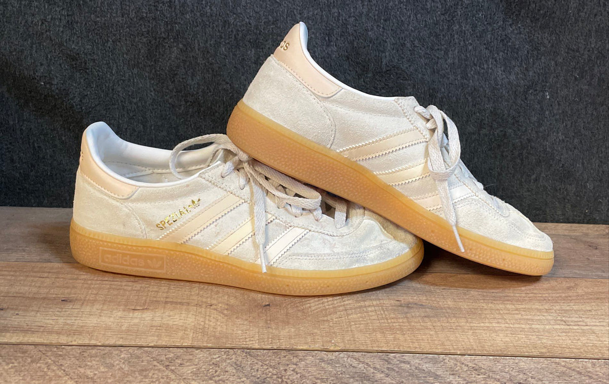 Adidas Originals Handball Spezial Wonder White Gum Sneakers JH6365 Size 6