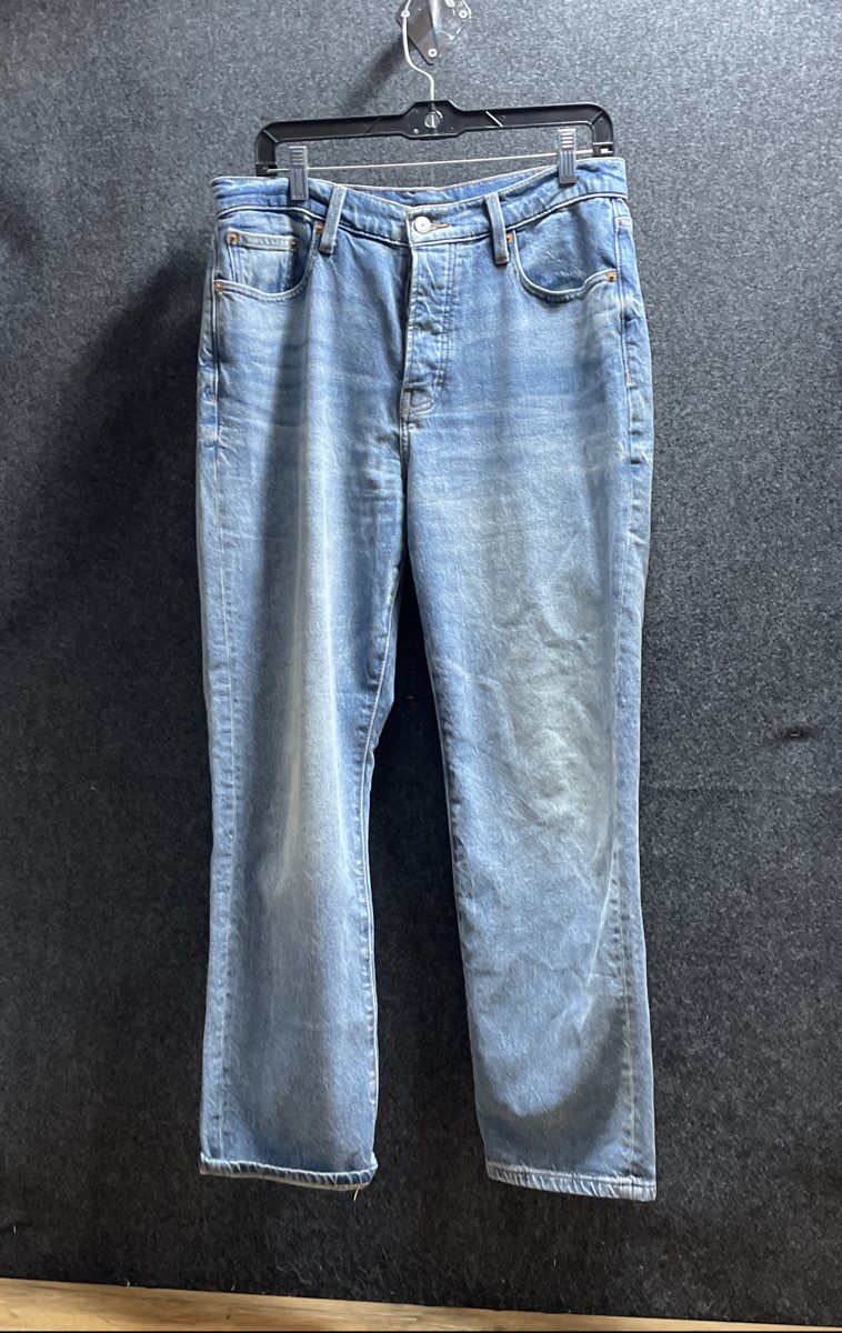 Lucky Brand Women's 90s Loose High Rise Straight Blue Jeans Sz 8/29