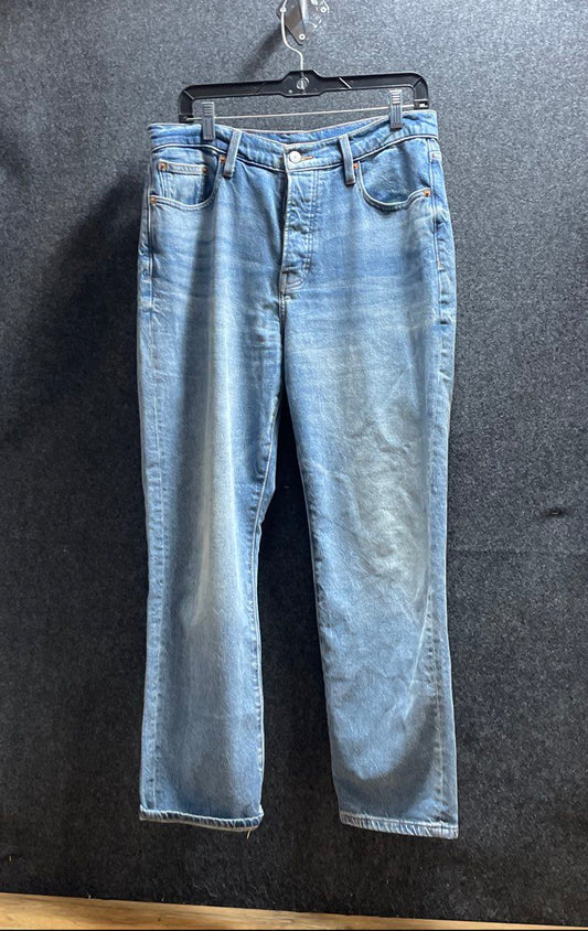 Lucky Brand Women's 90s Loose High Rise Straight Blue Jeans Sz 8/29
