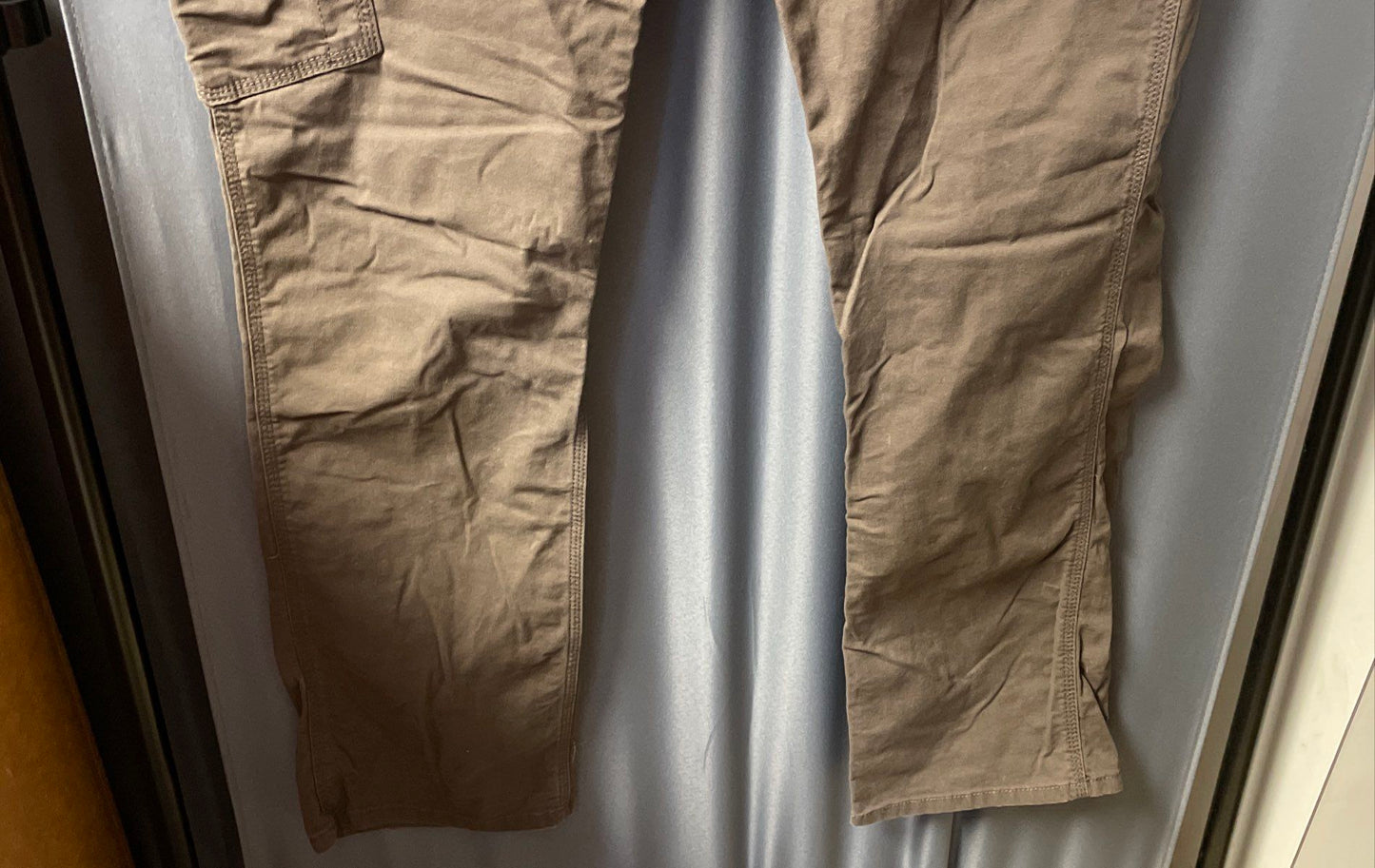 Ariat Men's Brown Rebar M4 Relaxed Straight Canvas Utility Work Pants Sz 38x32