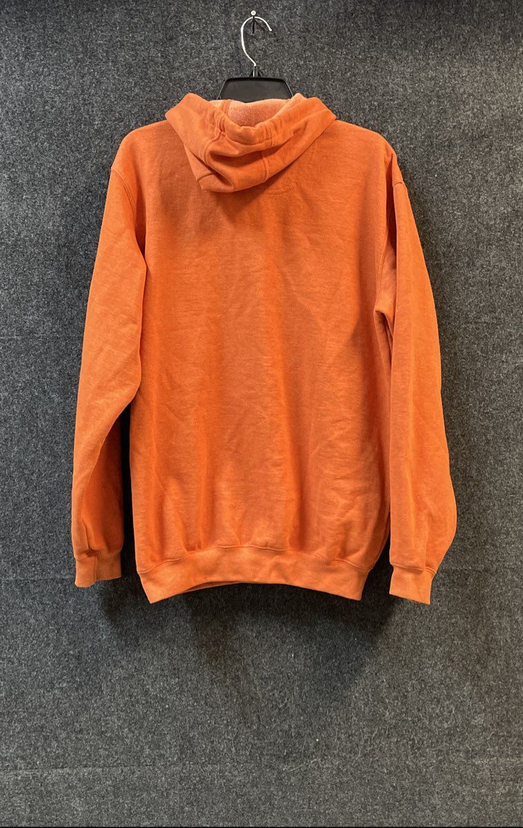 Carhartt Men's Orange Loose Fit Graphic Sleeve Pullover Hoodie K288 Size M