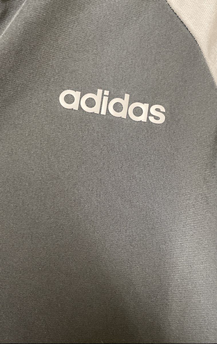 Adidas Men's Essentials 3-Stripes Track Jacket Gray White Raglan Size M