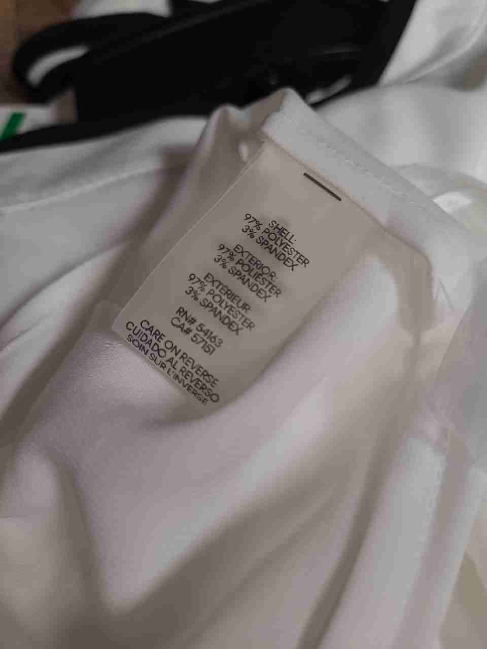Calvin Klein Women's White Black Ruffle Front Sleeveless Blouse Petite PL NWT